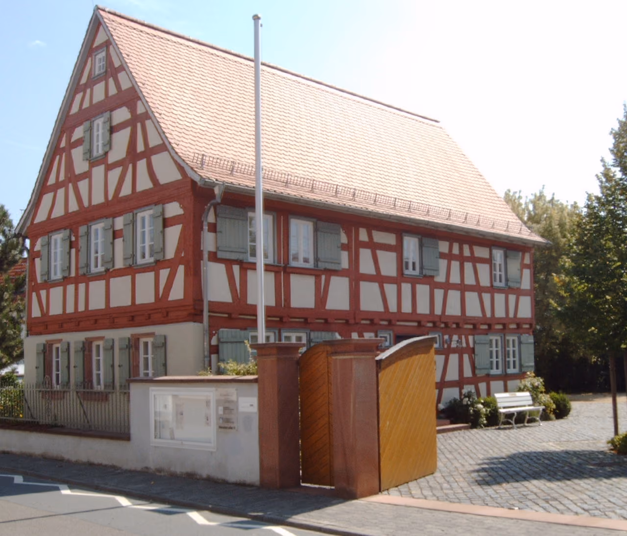 Stadtansicht von Riedstadt, Büchnerstadt