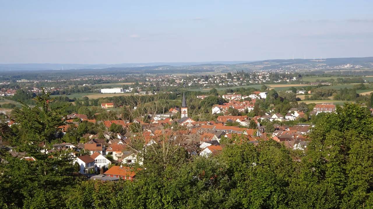 Stadtansicht von Roßdorf