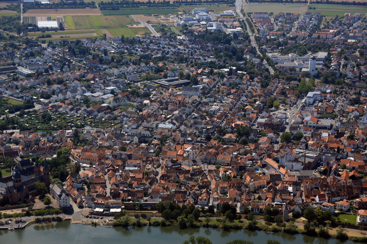 Stadtansicht von Seligenstadt