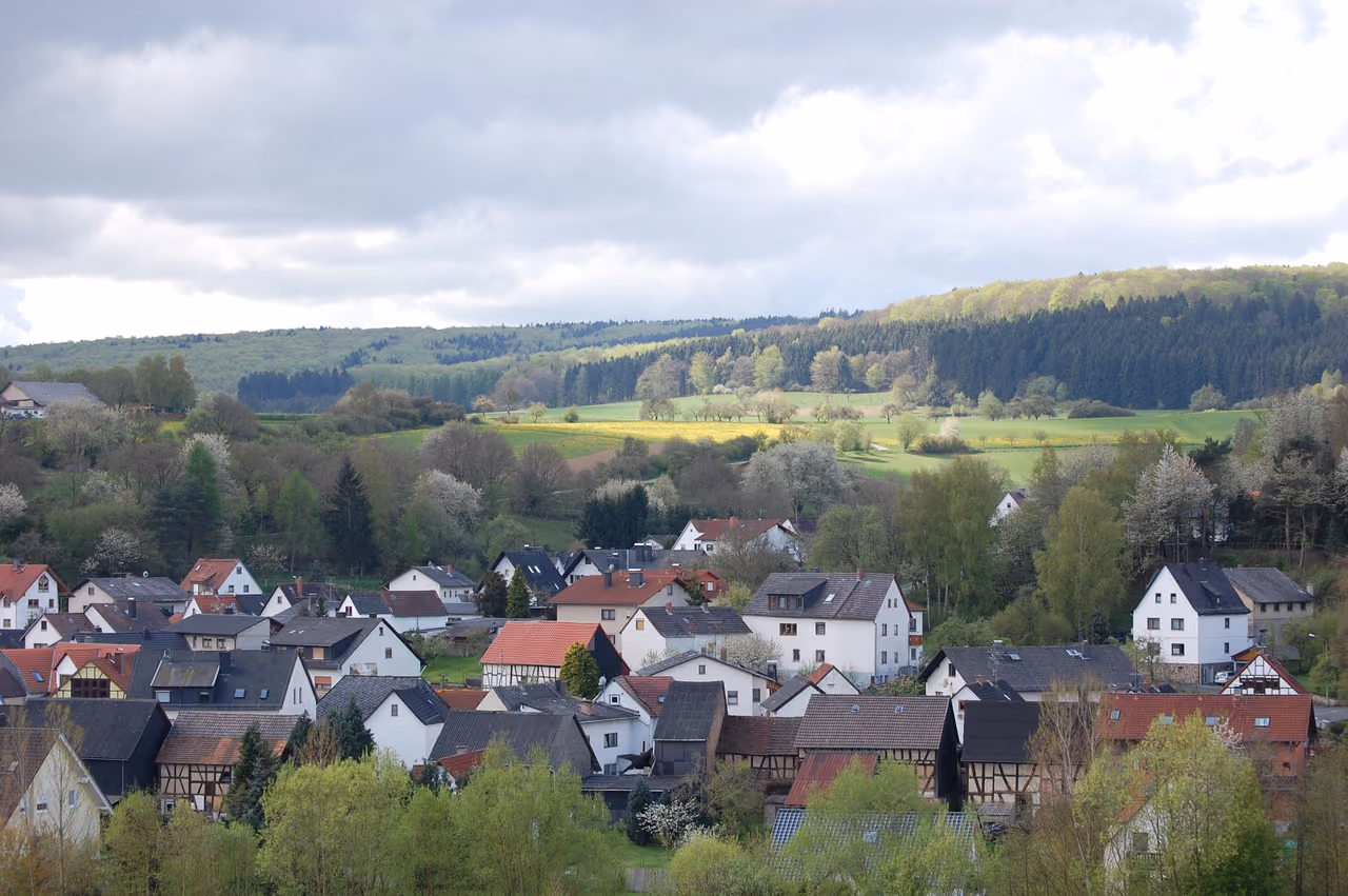 Stadtansicht von Waldsolms