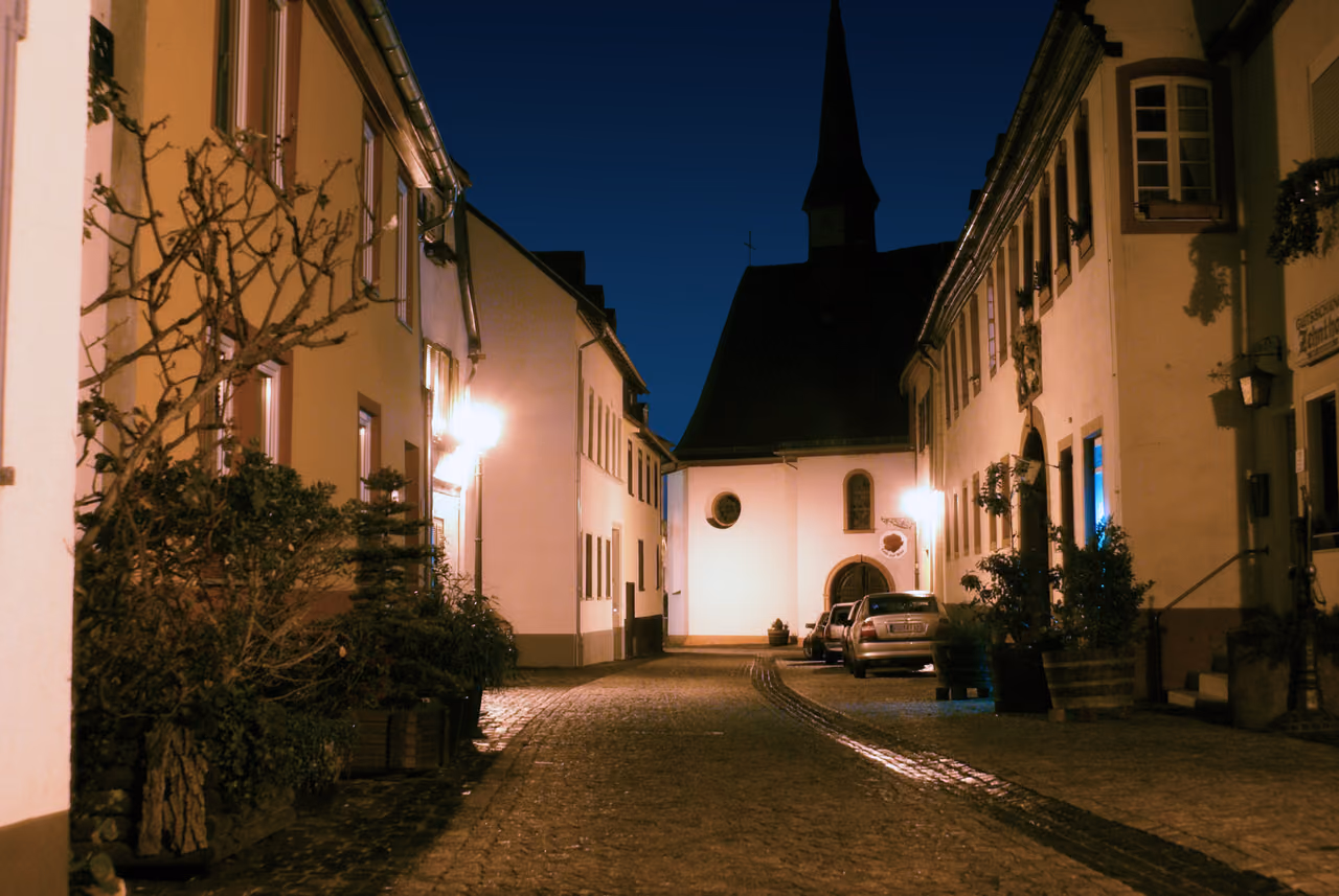 Stadtansicht von Walluf