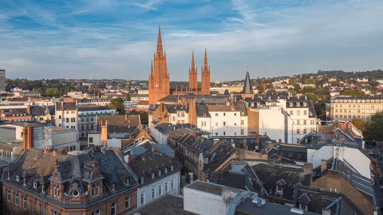Stadtansicht von Wiesbaden