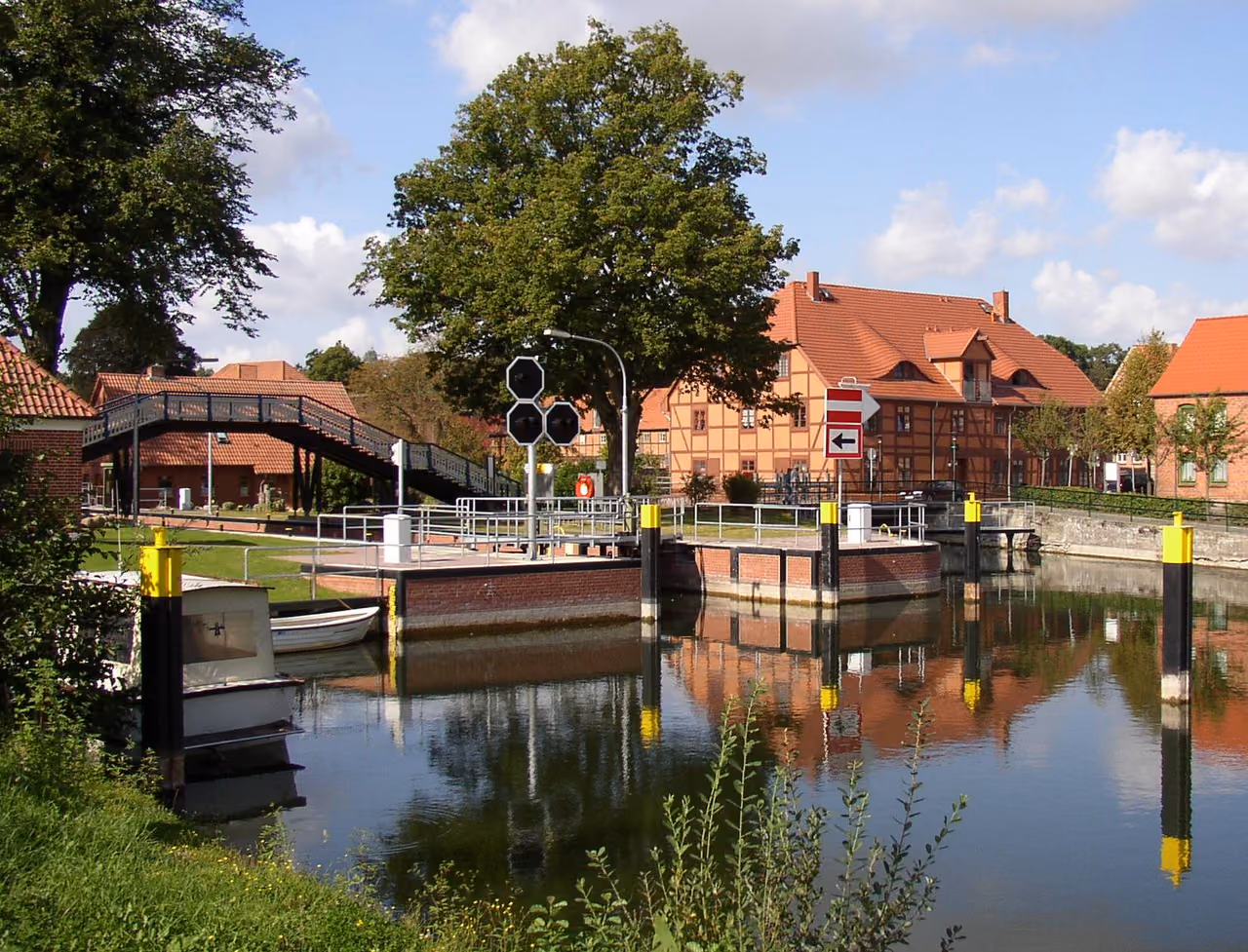 Stadtansicht von Plau am See