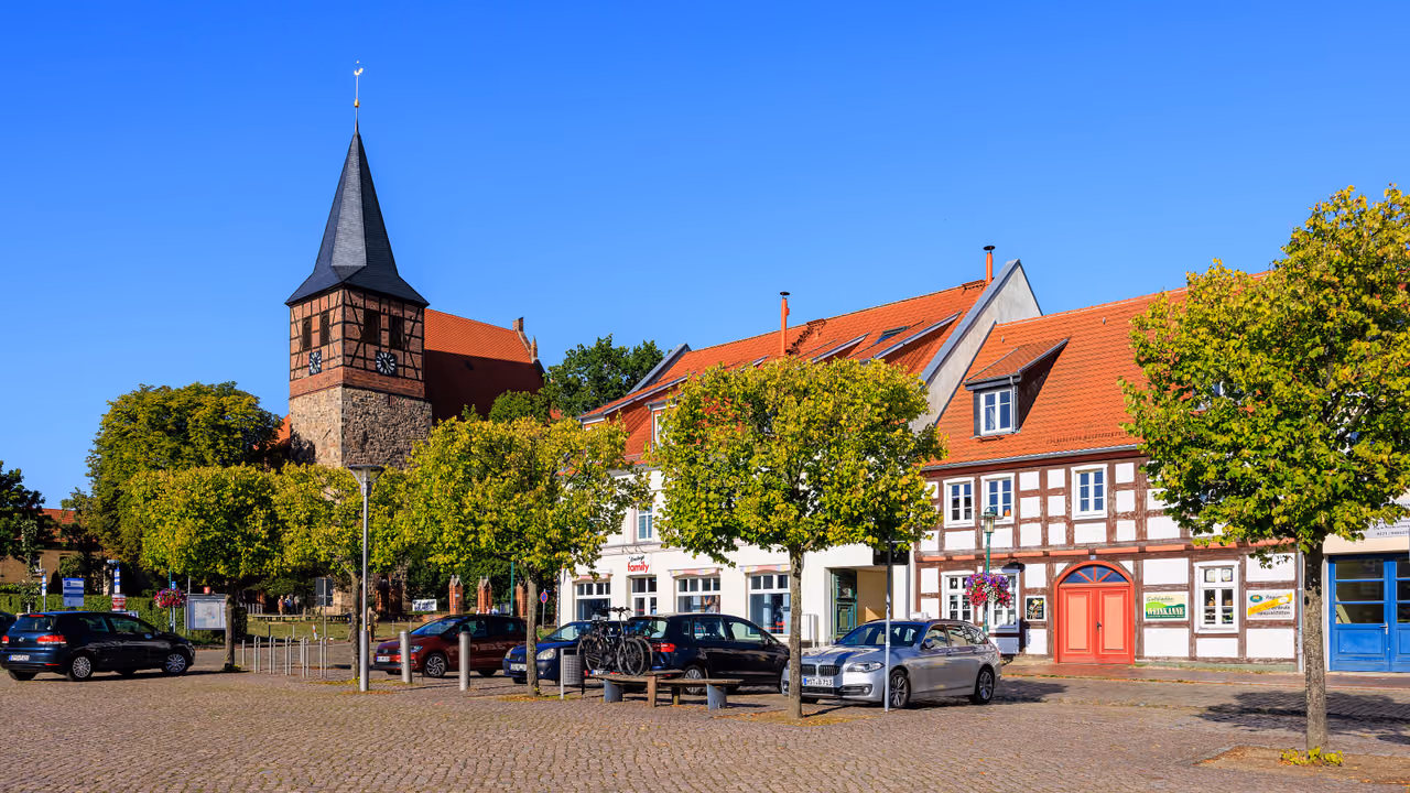 Stadtansicht von Strasburg (Uckermark)
