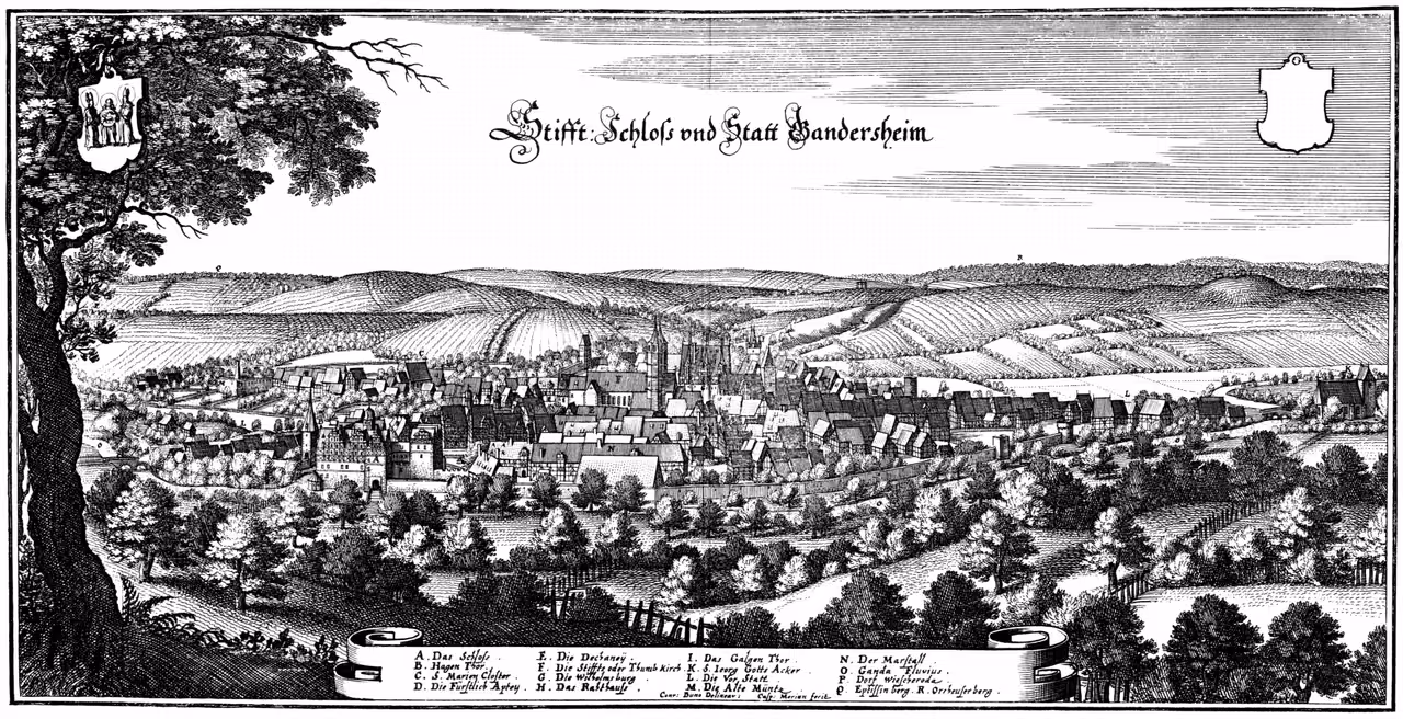 Stadtansicht von Bad Gandersheim