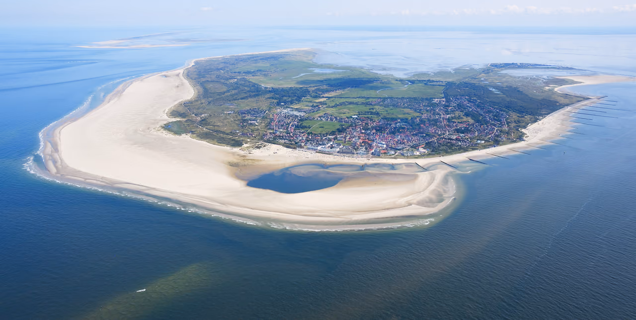 Stadtansicht von Borkum