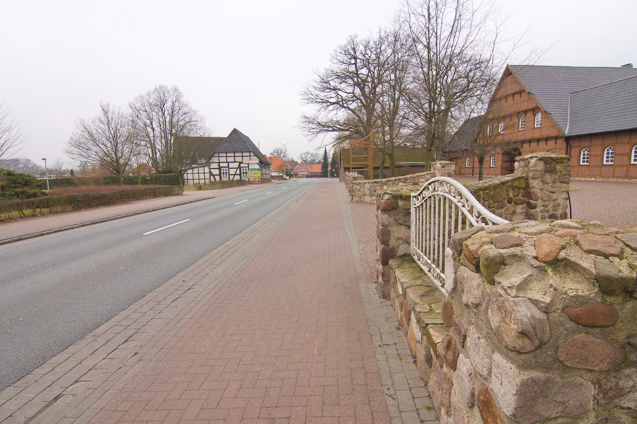 Stadtansicht von Borstel