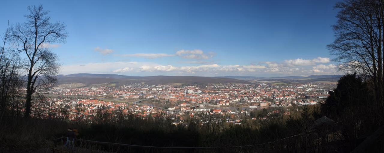 Stadtansicht von Hameln