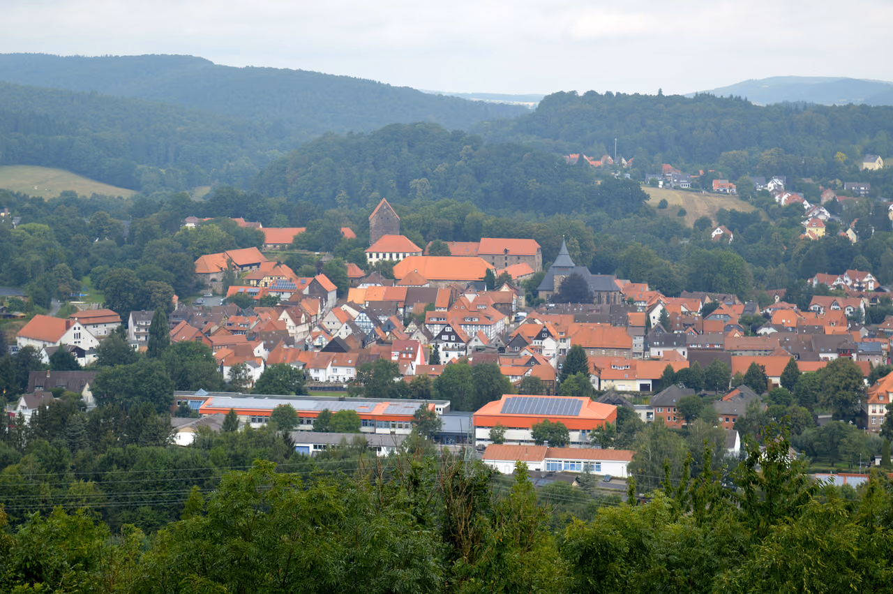 Stadtansicht von Hardegsen