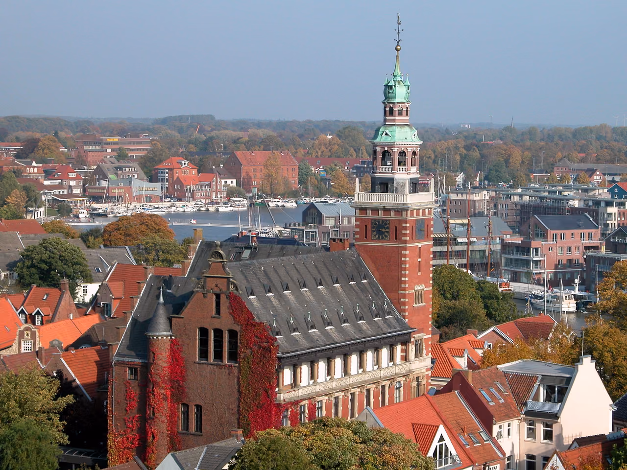 Stadtansicht von Leer (Ostfriesland)