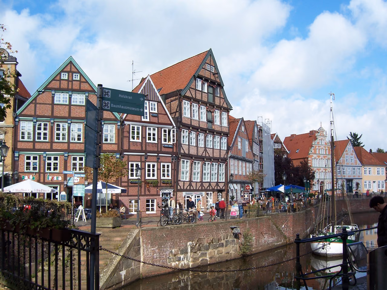 Stadtansicht von Stade, Hansestadt