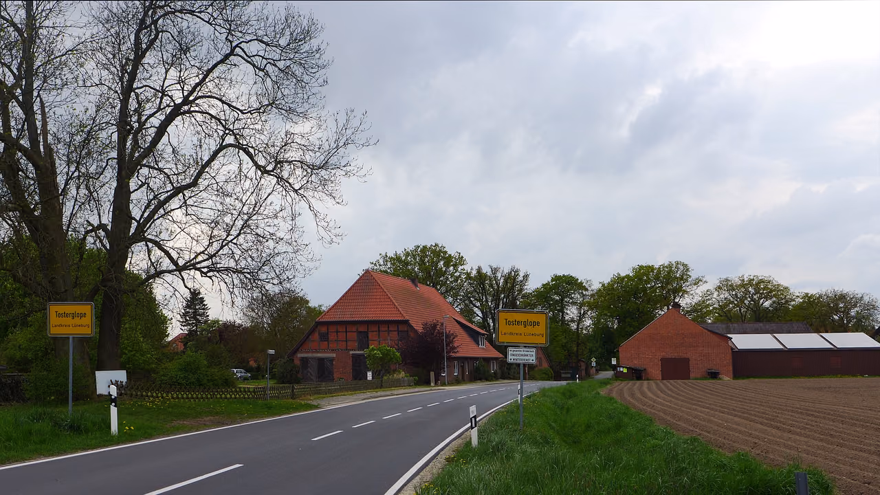 Stadtansicht von Tosterglope