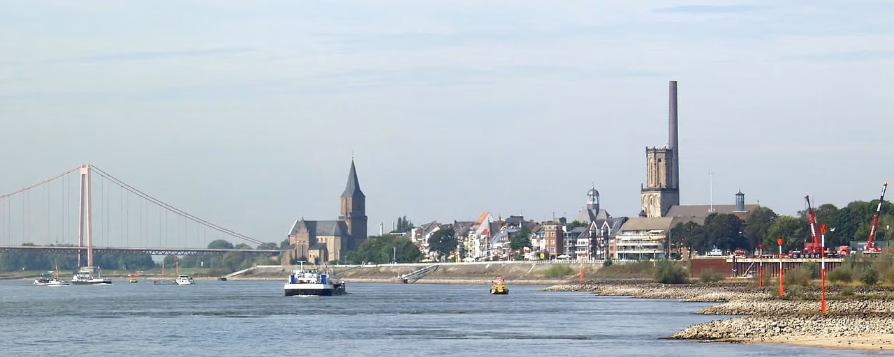 Stadtansicht von Emmerich am Rhein