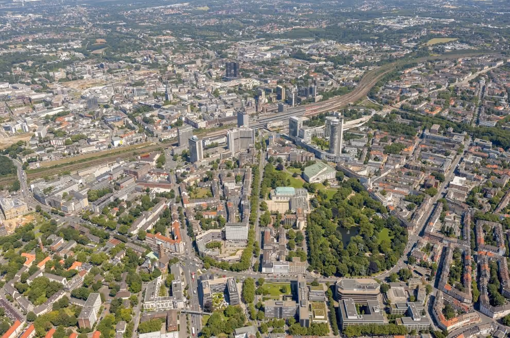 Stadtansicht von Essen