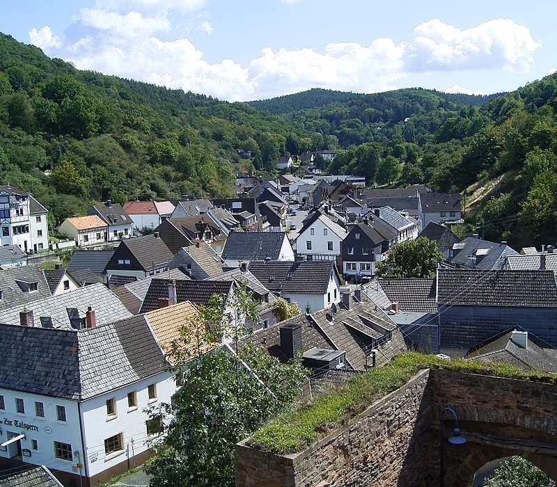 Stadtansicht von Heimbach