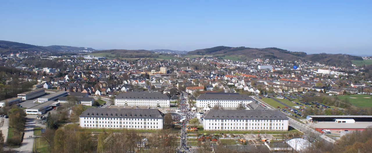 Stadtansicht von Hemer