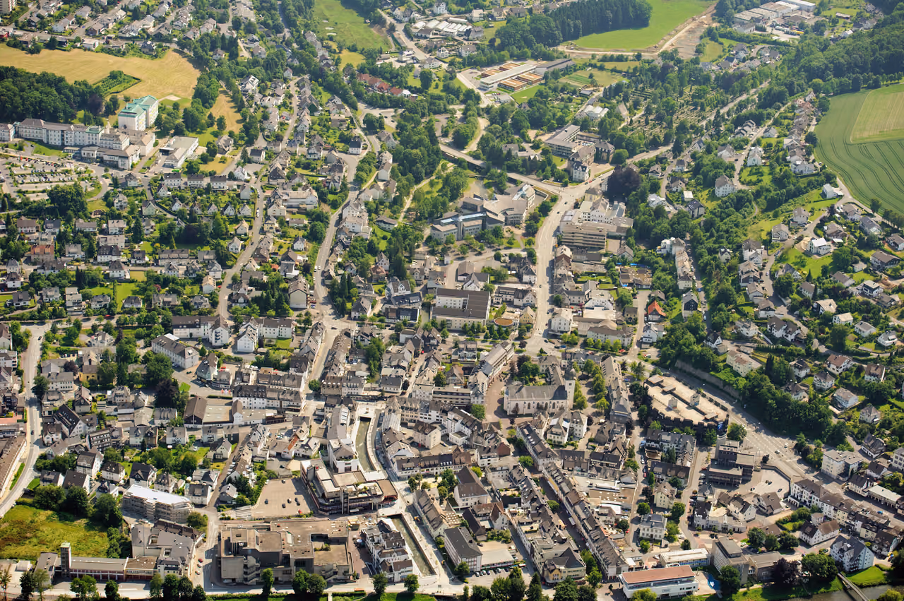 Stadtansicht von Meschede
