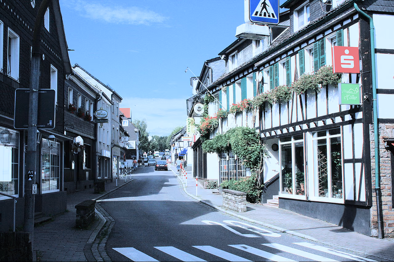 Stadtansicht von Much
