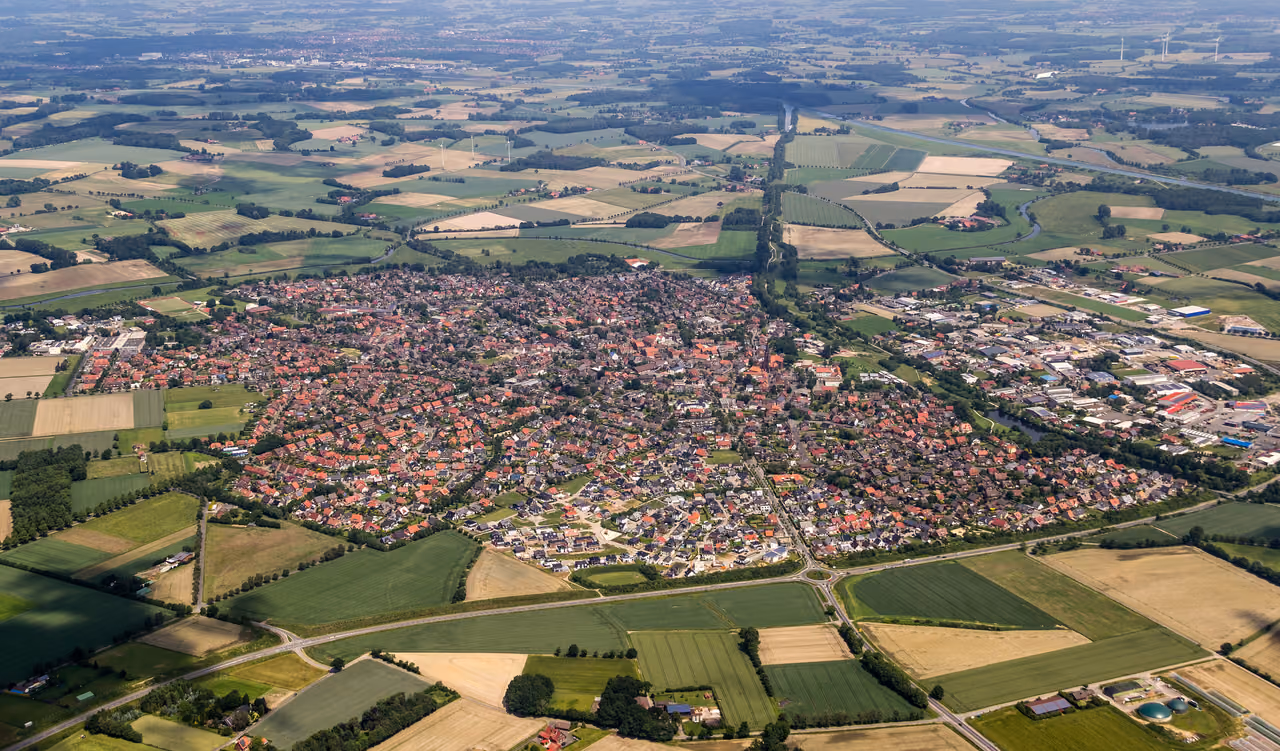 Stadtansicht von Olfen