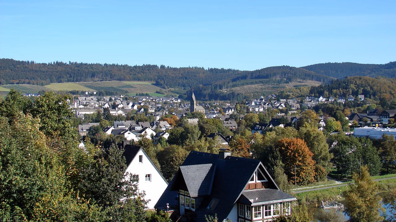 Stadtansicht von Olsberg