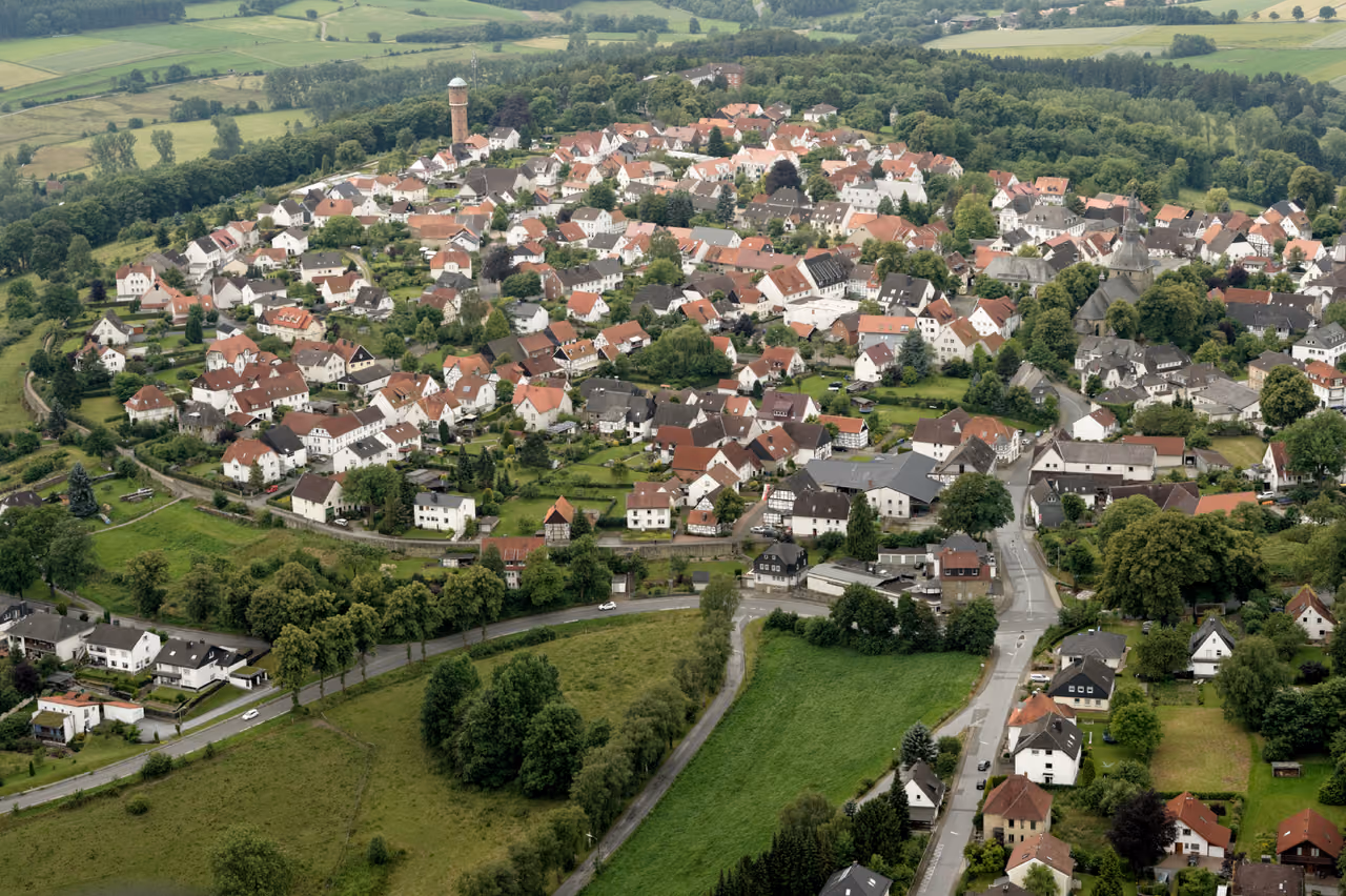 Stadtansicht von Rüthen