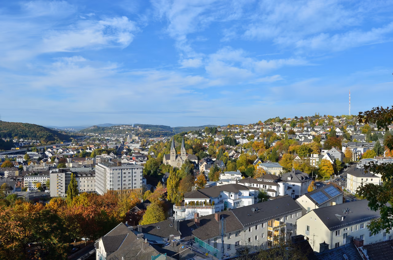 Stadtansicht von Siegen