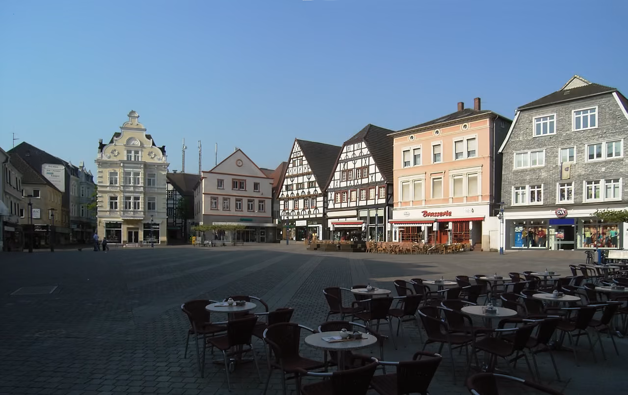 Stadtansicht von Unna