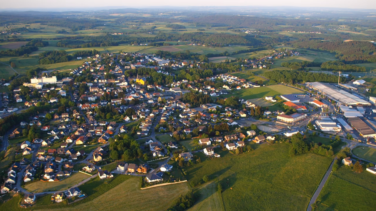 Stadtansicht von Asbach