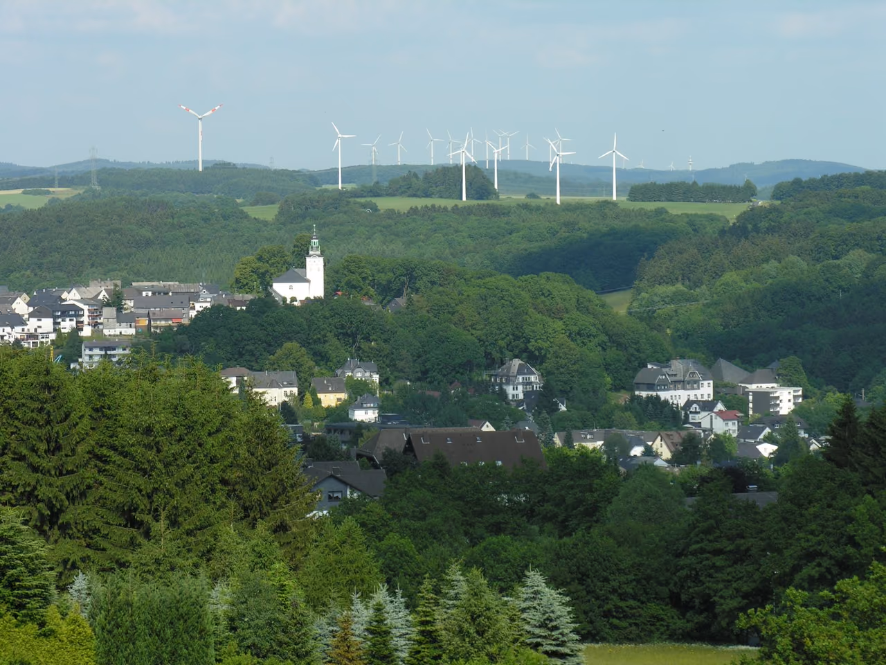 Stadtansicht von Bad Marienberg