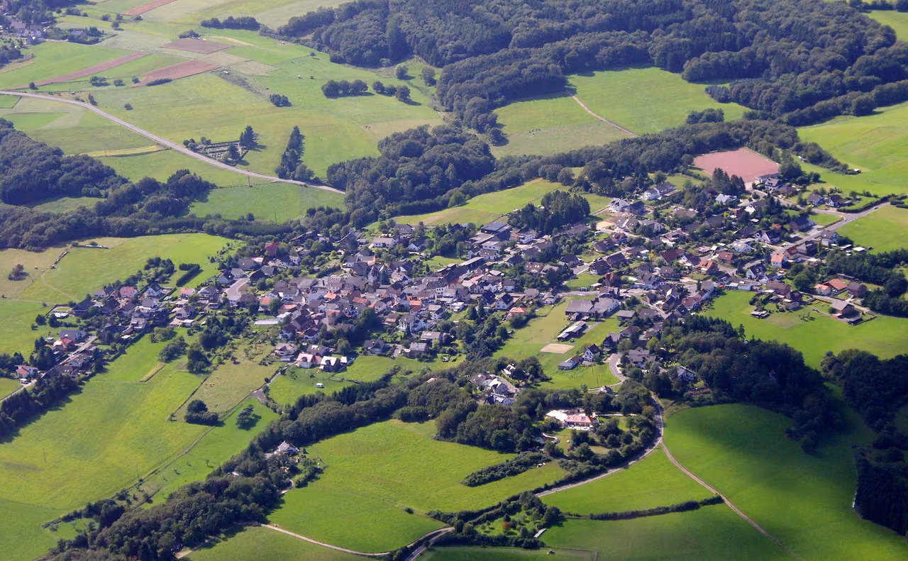 Stadtansicht von Berg