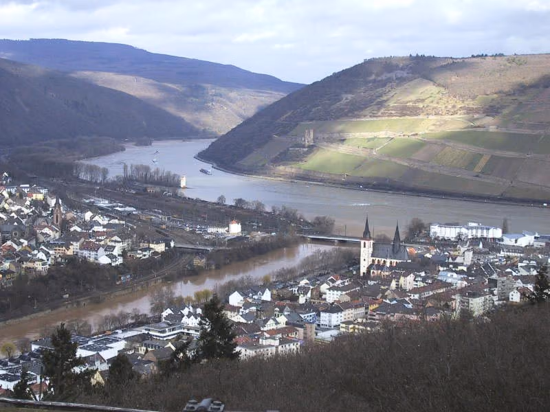 Stadtansicht von Bingen am Rhein