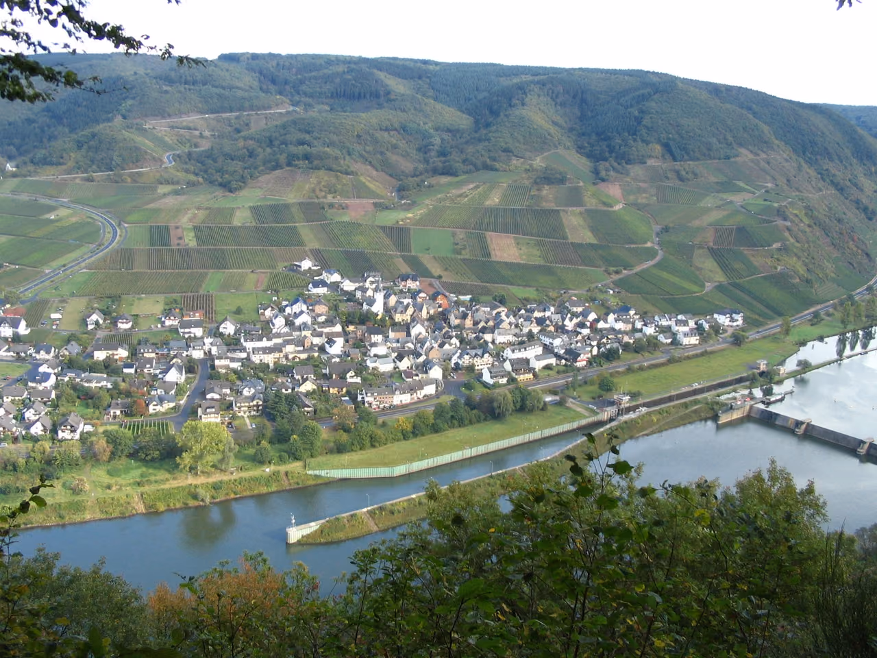 Stadtansicht von Bruttig-Fankel
