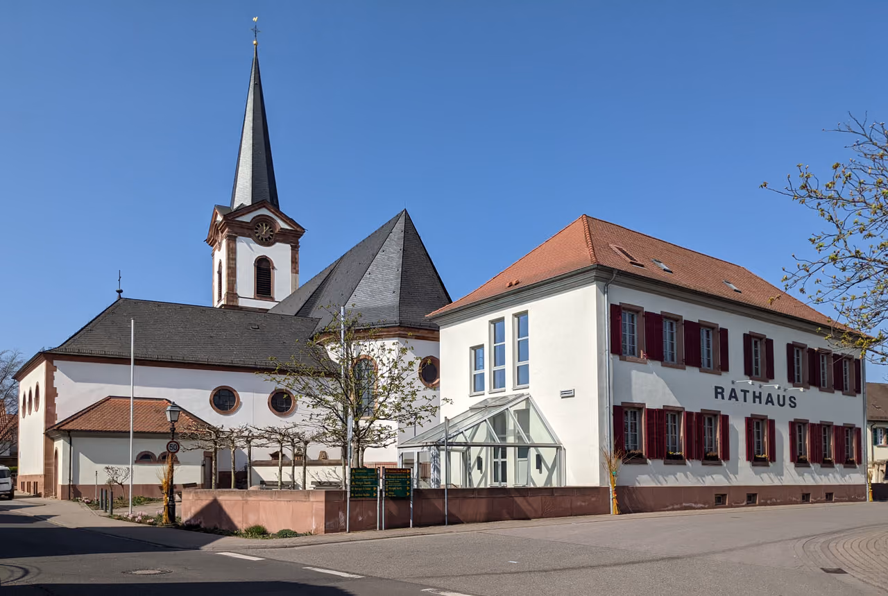 Stadtansicht von Edesheim