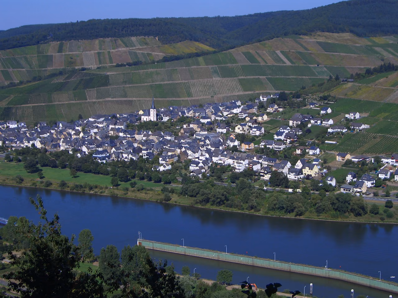 Stadtansicht von Enkirch