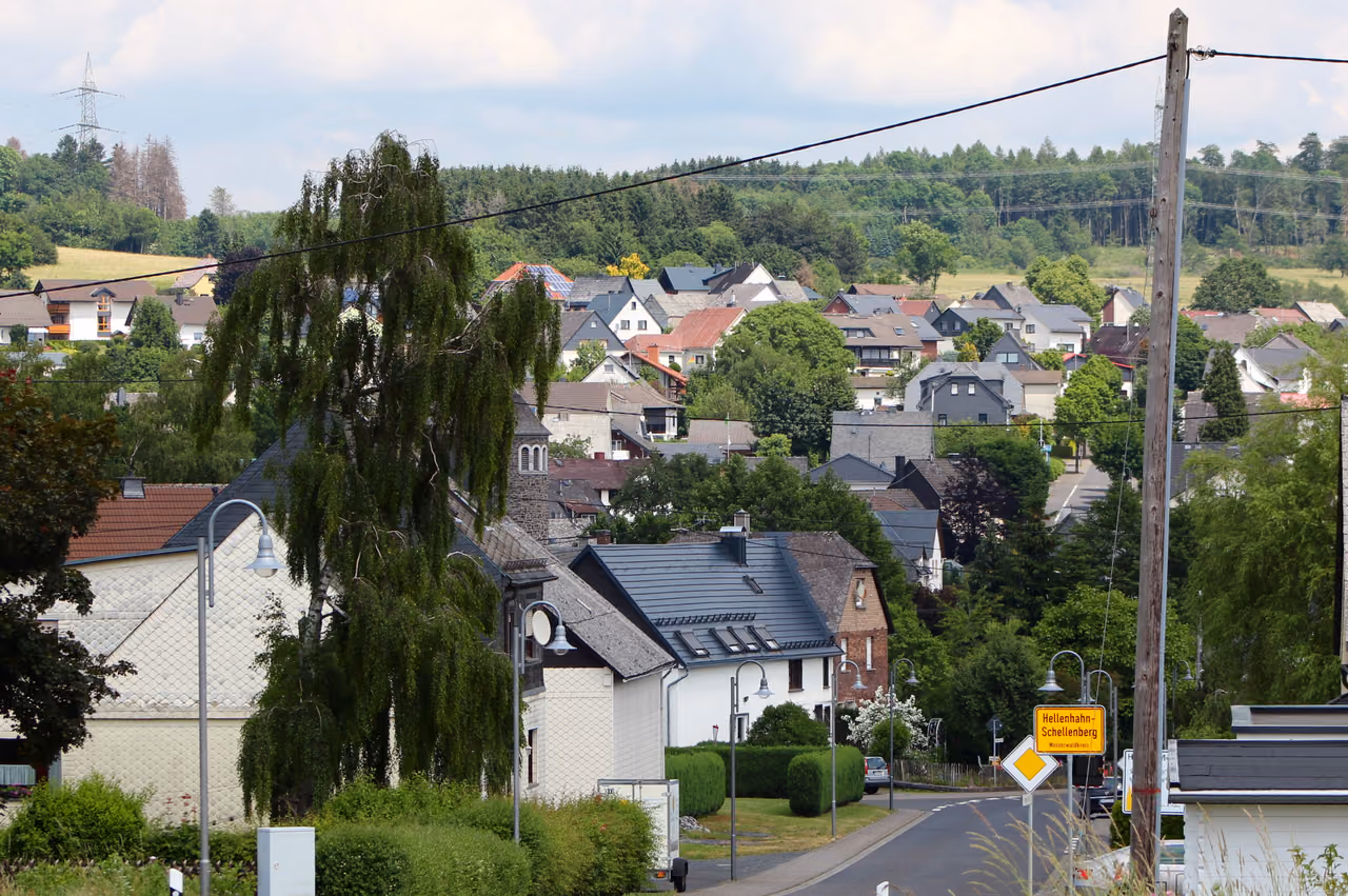 Stadtansicht von Hellenhahn-Schellenberg