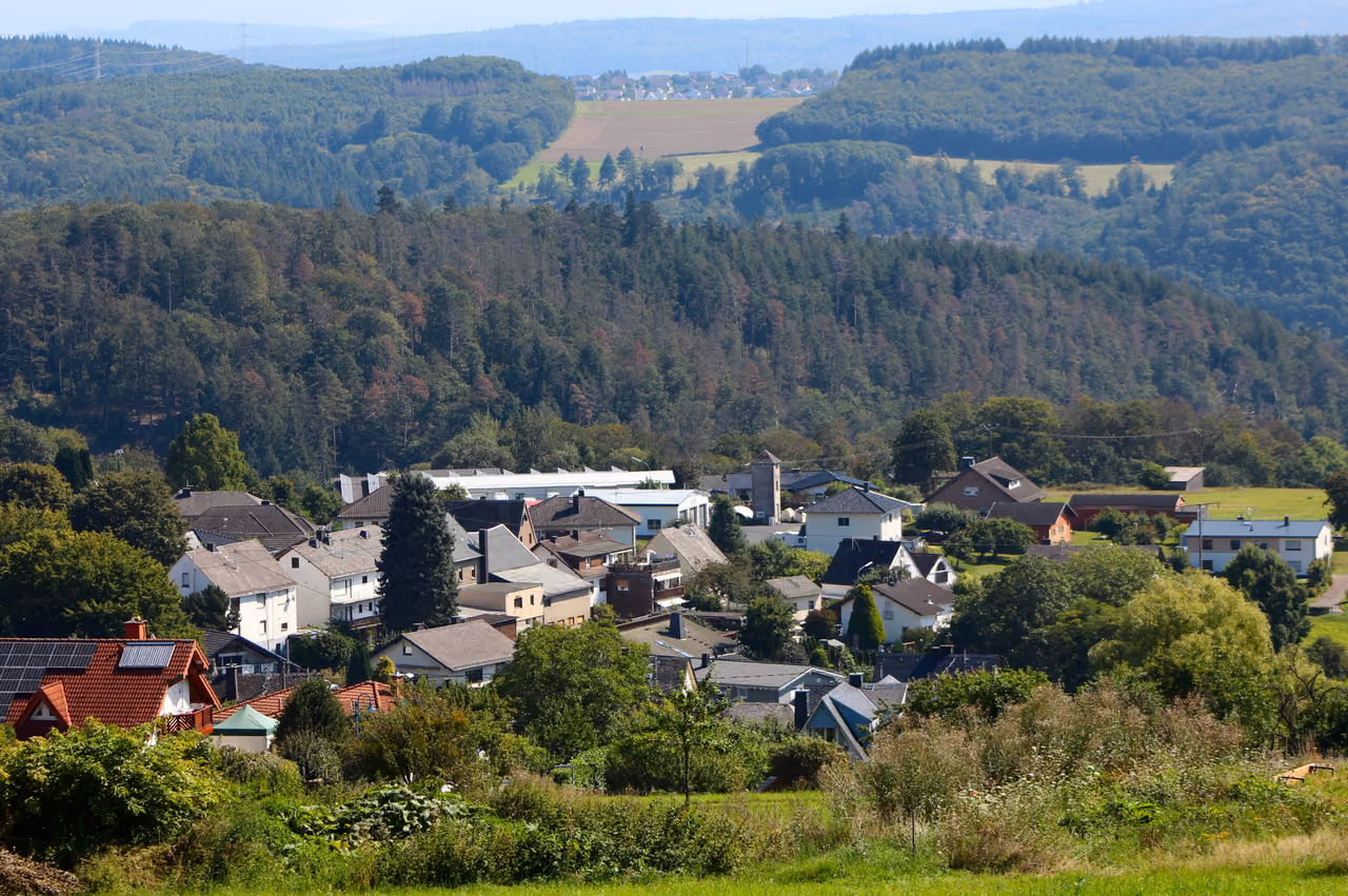 Stadtansicht von Hübingen