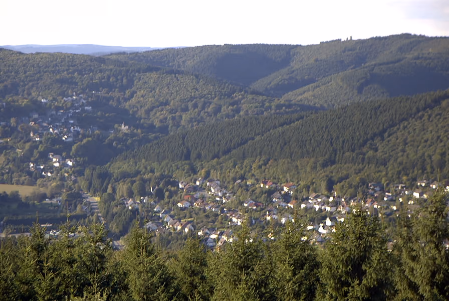 Stadtansicht von Kirchen (Sieg)