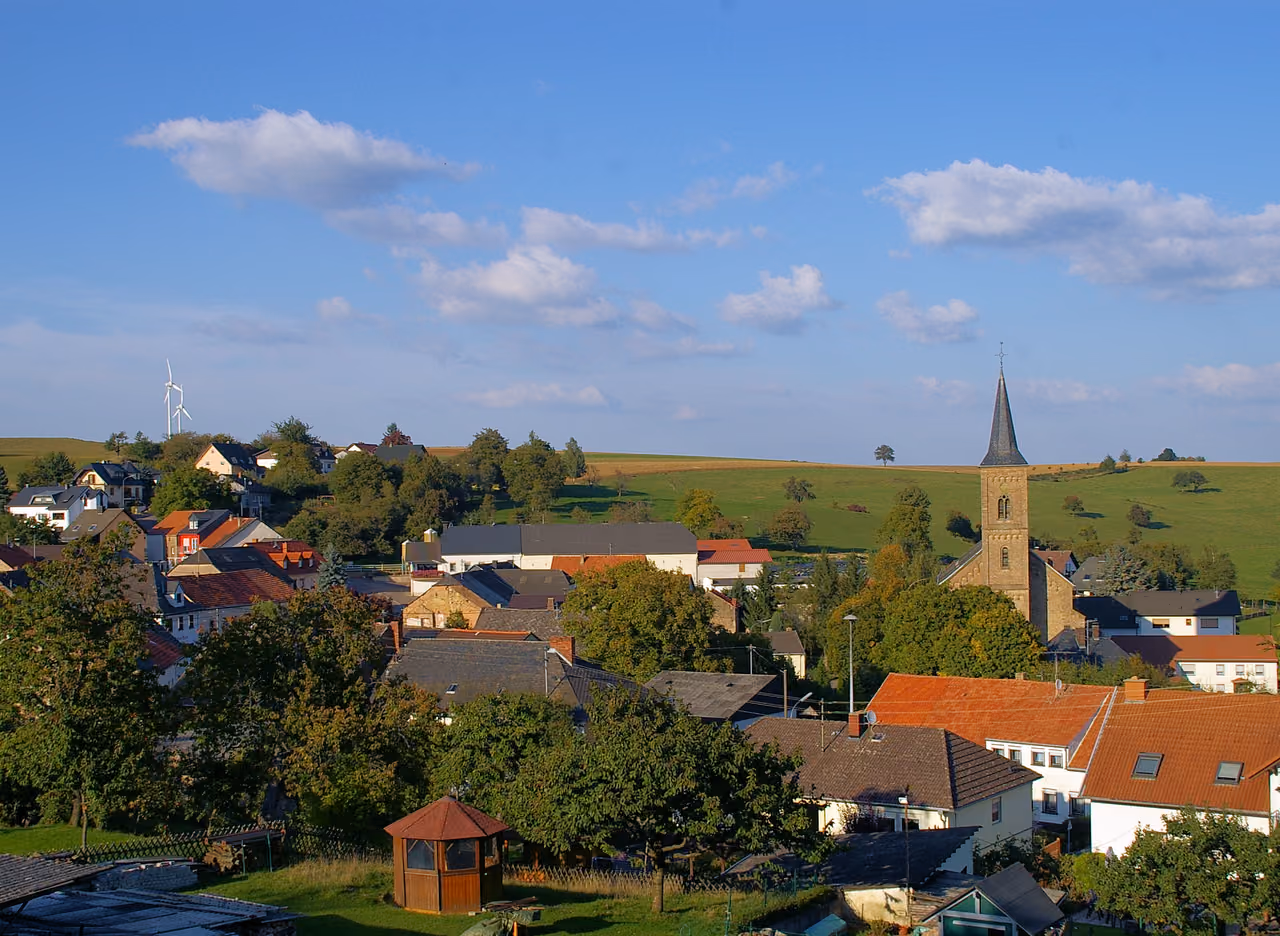 Stadtansicht von Kirf
