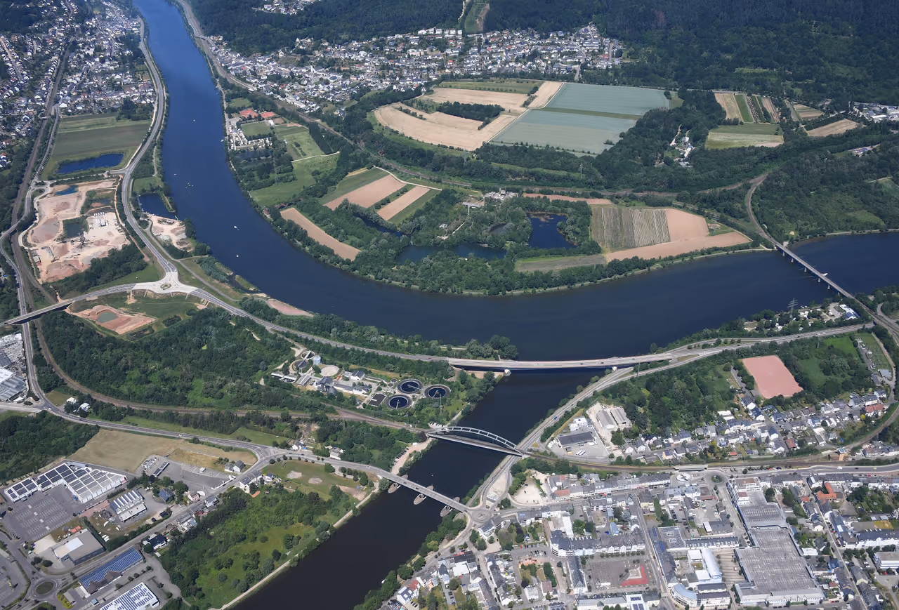 Stadtansicht von Konz