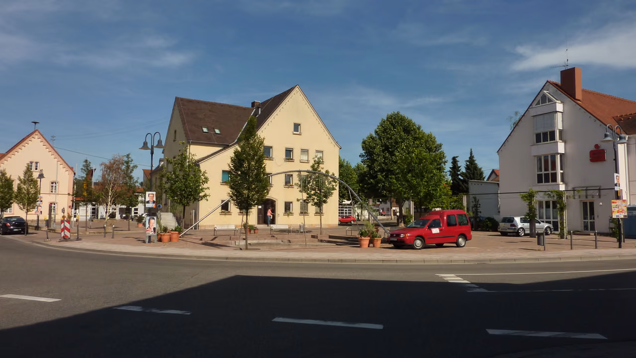 Stadtansicht von Lingenfeld