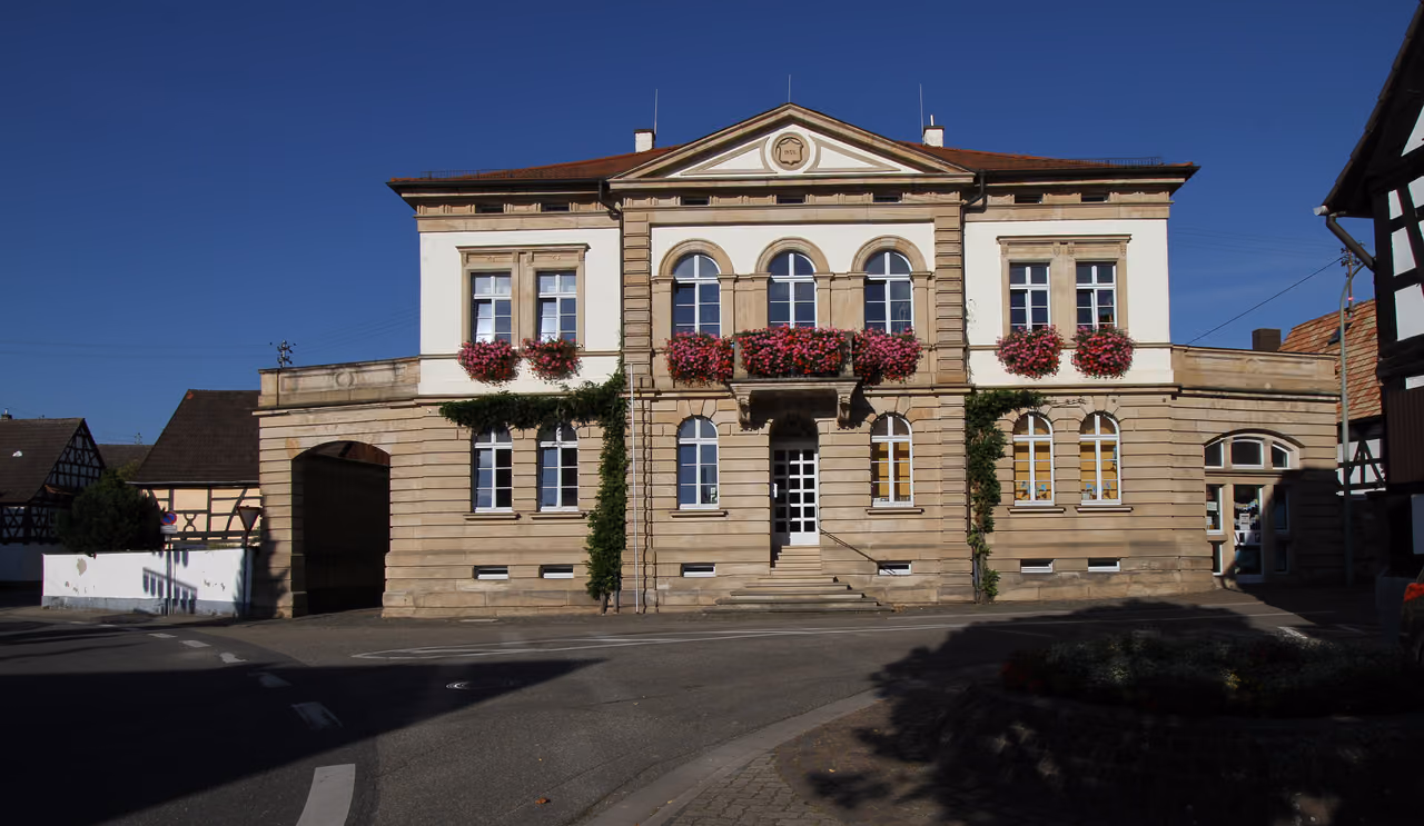 Stadtansicht von Lustadt