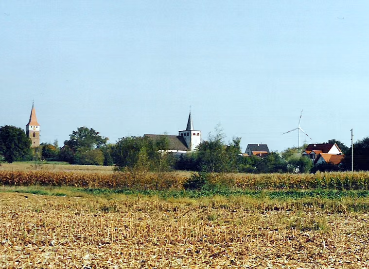 Stadtansicht von Minfeld