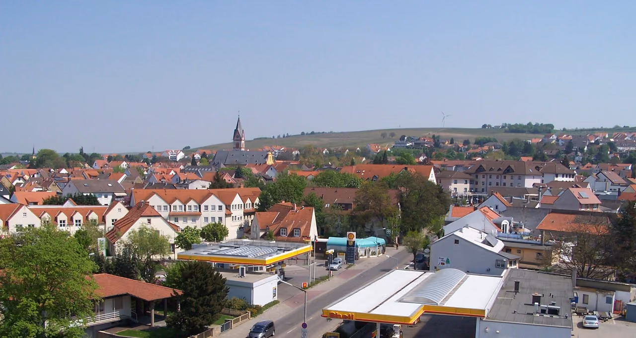 Stadtansicht von Nieder-Olm