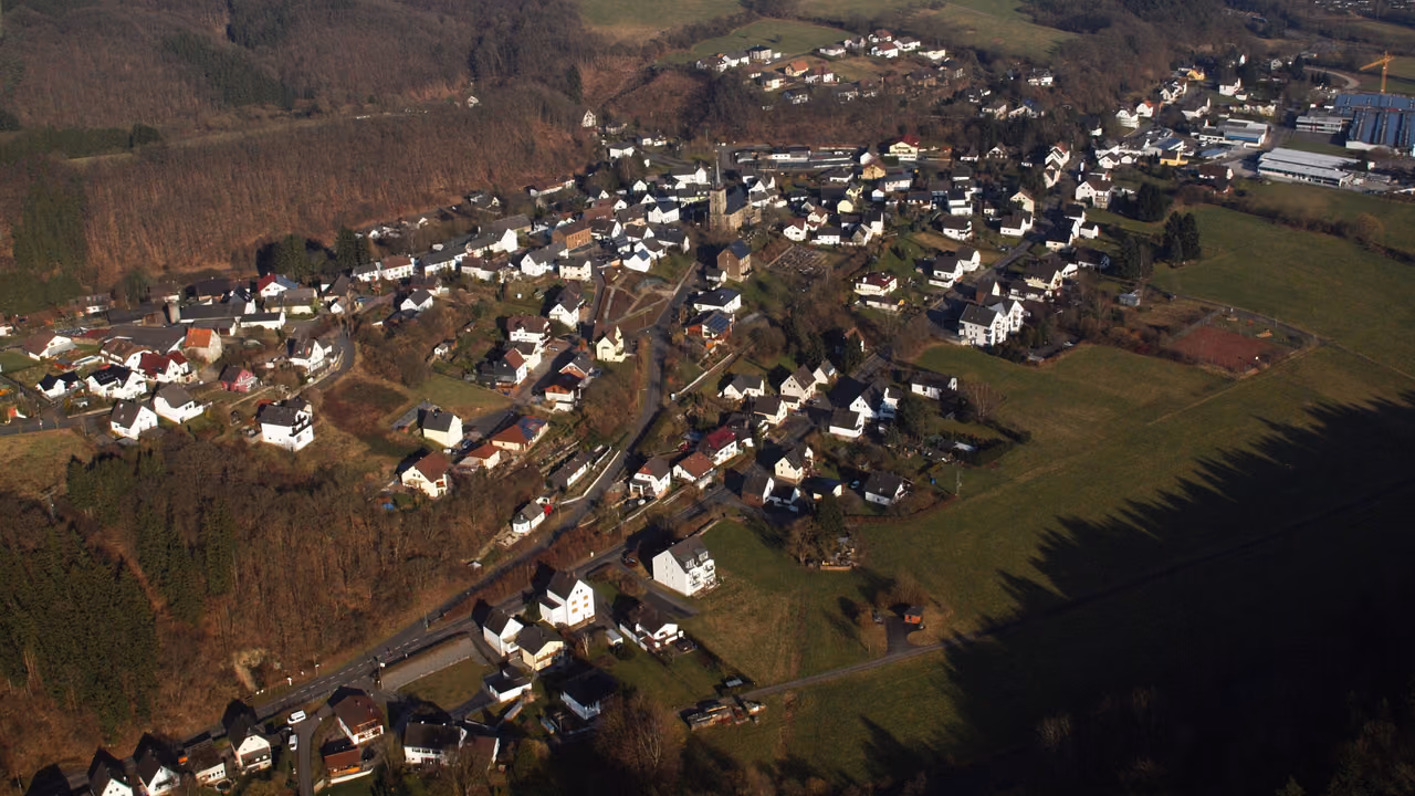 Stadtansicht von Oberlahr