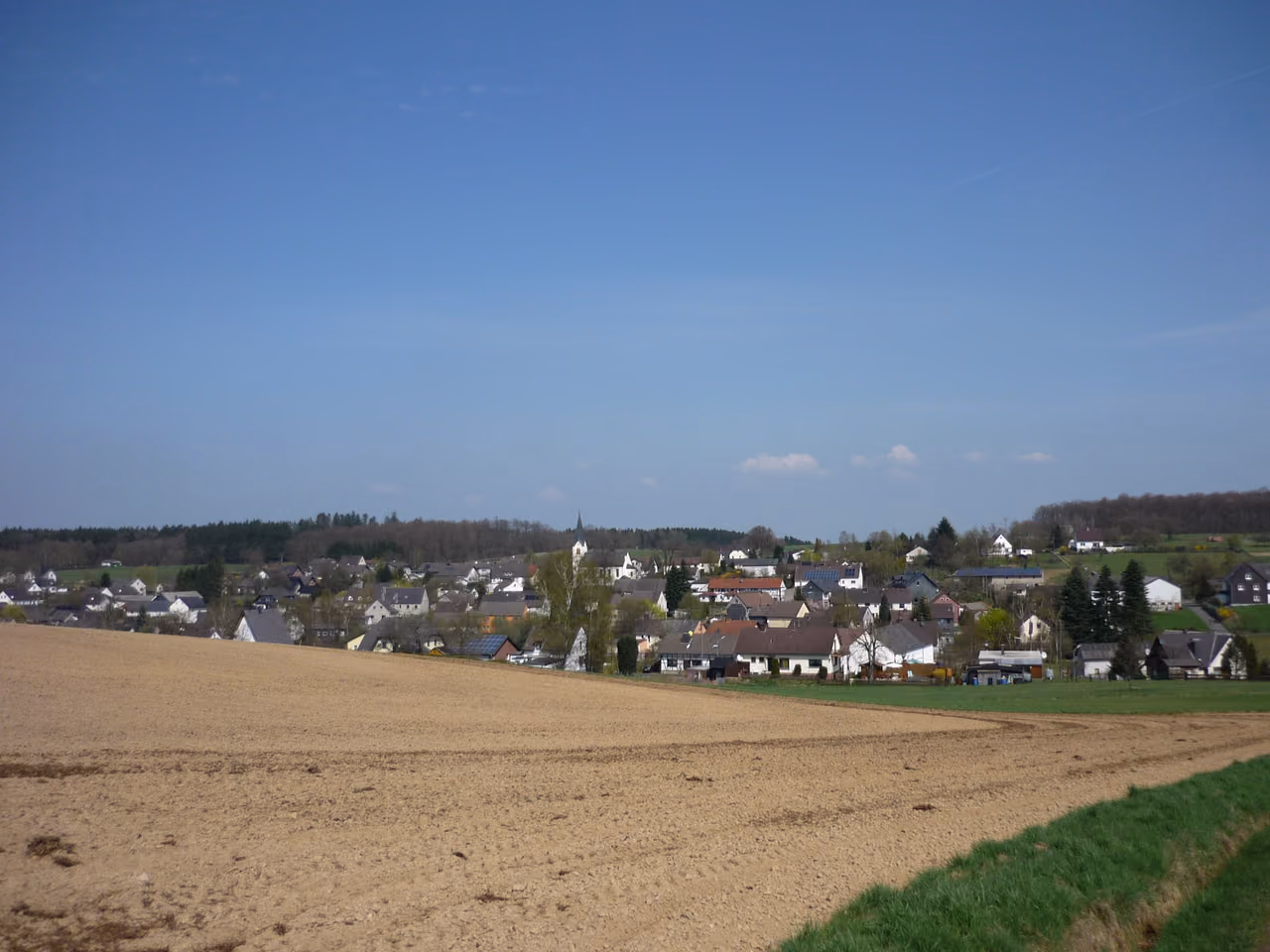 Stadtansicht von Oberwambach