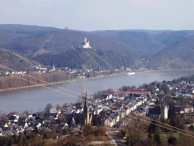 Stadtansicht von Rhens