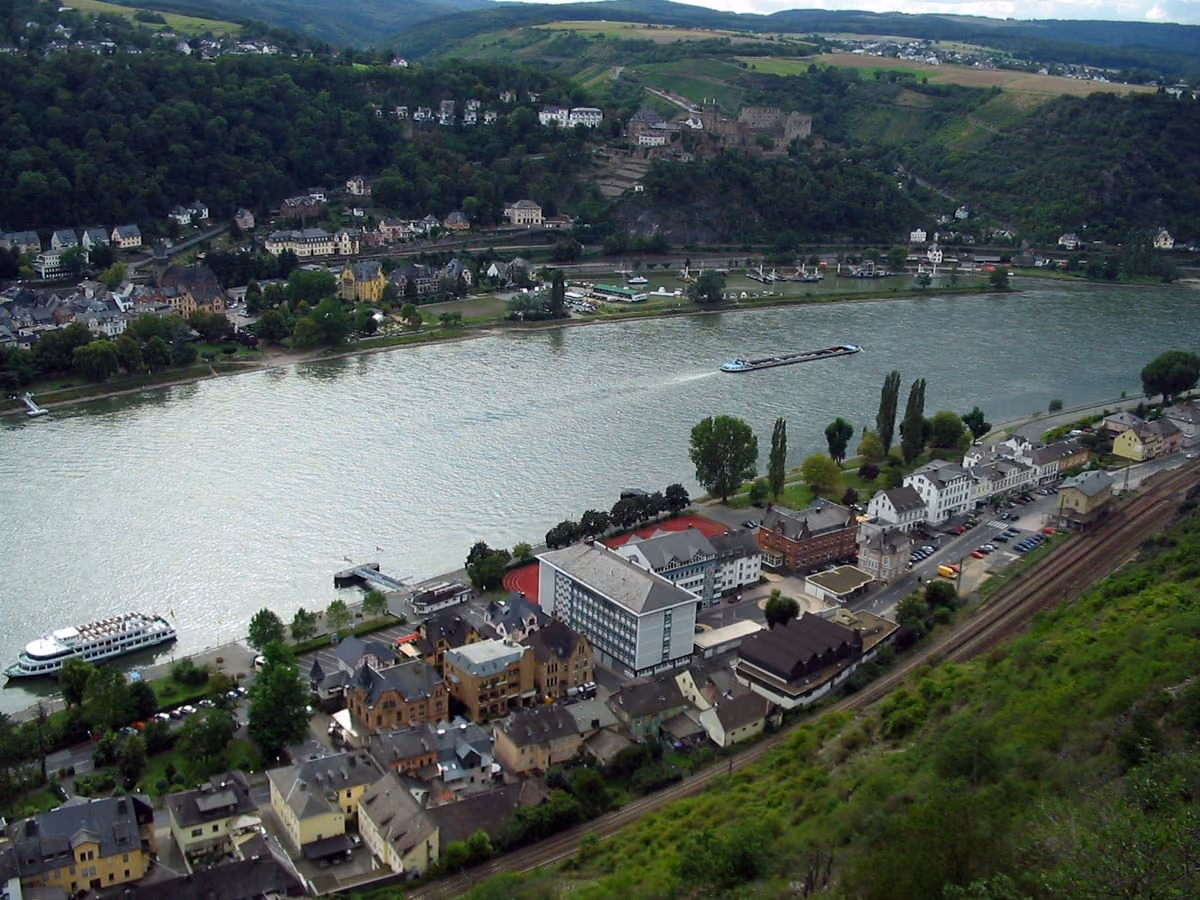 Stadtansicht von Sankt Goar
