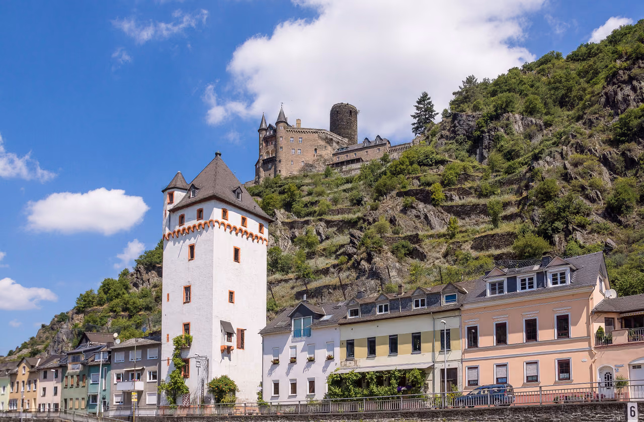 Stadtansicht von Sankt Goarshausen