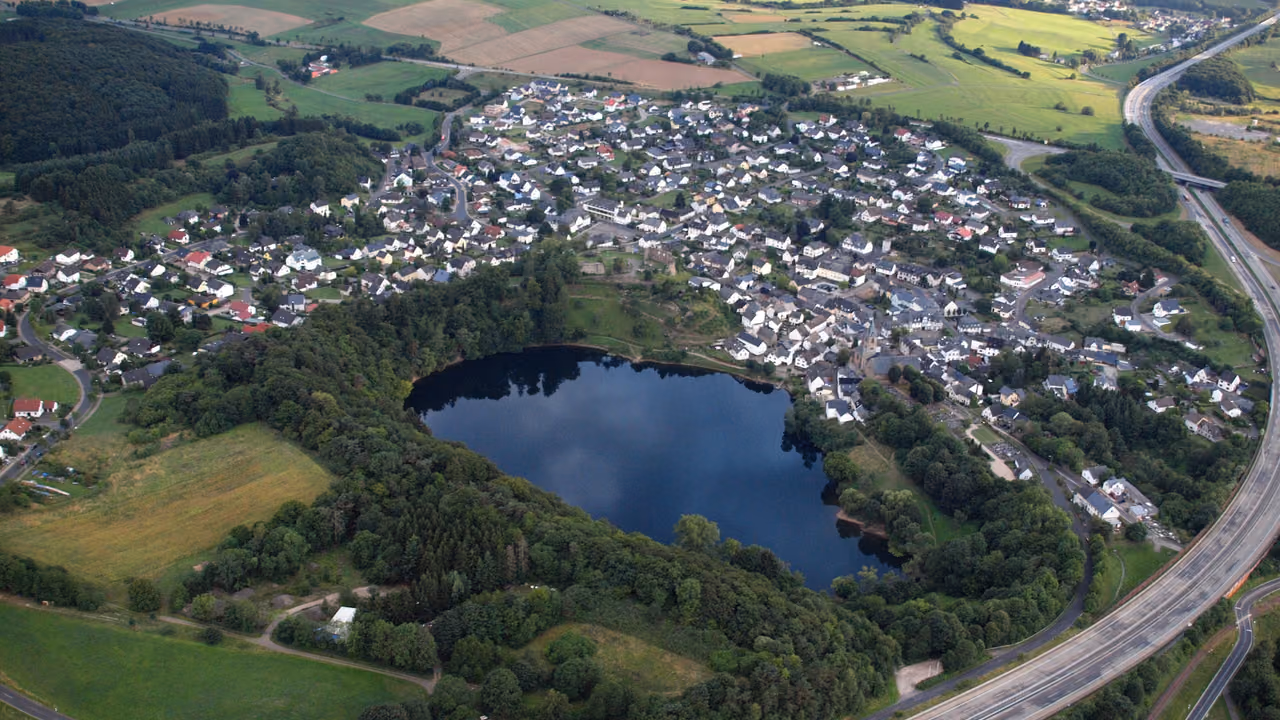 Stadtansicht von Ulmen