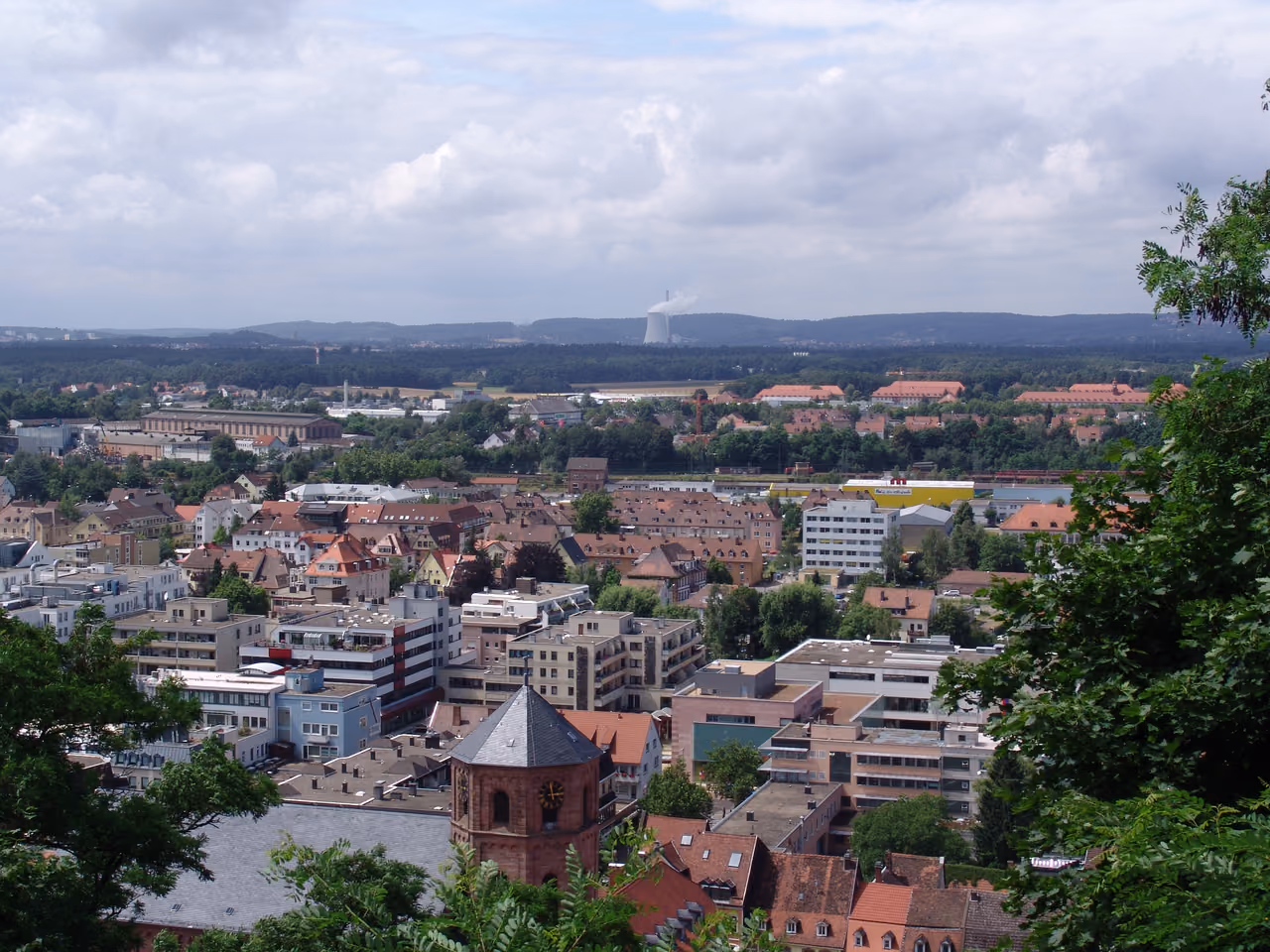 Stadtansicht von Homburg